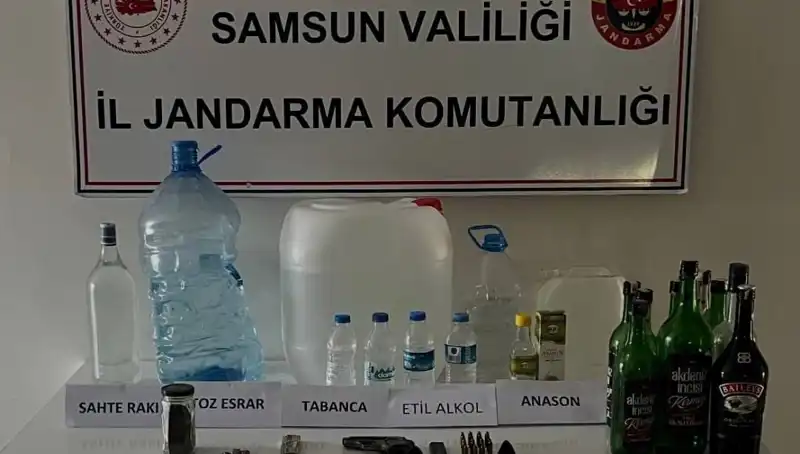 Samsun'da Dev Sahte İçki Operasyonu: Yüzde Yüz Gerçekler Ortaya Çıktı