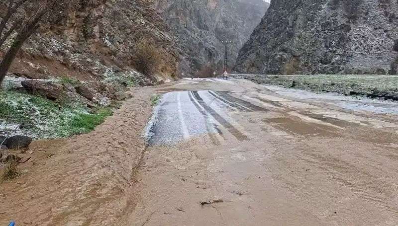 Tunceli'yi Vuran Dolu ve Sağanak Yağış Hayatı Alt Üst Etti