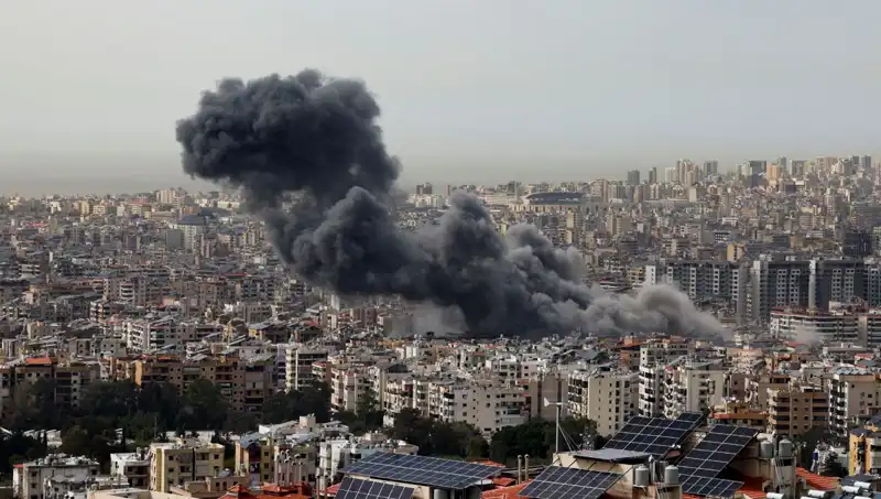 İsrail Ordusu, Beyrut'un Güneyine Şiddetli Hava Saldırısı Düzenledi!