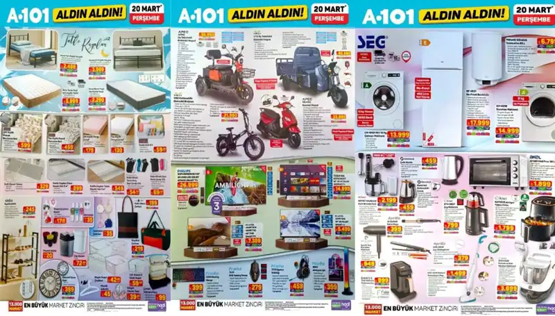 20 Mart A101 Aktüel Kataloğu: Ürün Çeşitleriyle Dolu Bir Alışveriş Deneyimi