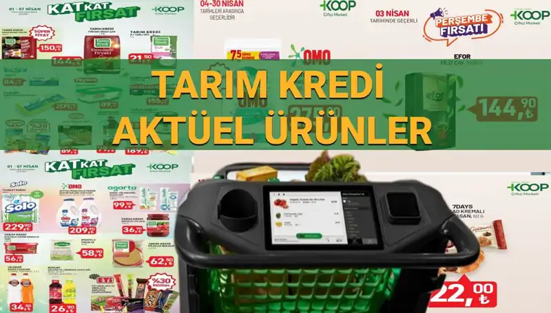 Nisan Ayında Tarım Kredi Kooperatifi Marketlerinde Büyük İndirimler Başlıyor!