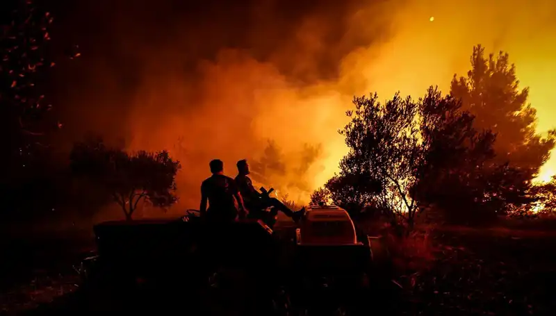 Çanakkale'de Orman Yangını: 785 Kişi Güvenliğe Tahliye Edildi