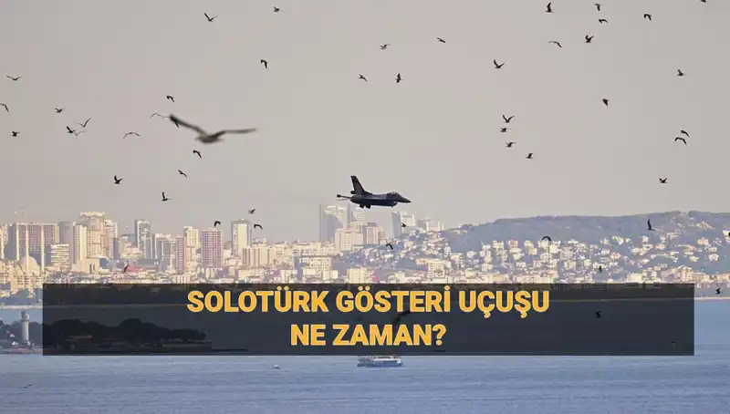 İzmit Semalarında SOLOTÜRK'ün Çanakkale Zaferi’ne Saygı Uçuşu Heyecanı