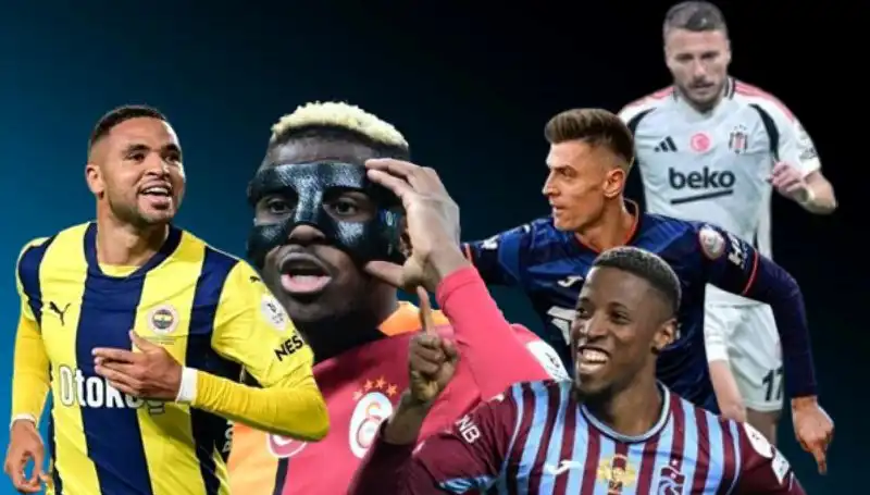 Süper Lig'de Tarihi Gol Krallığı Yarışı: Osimhen, Banza ve En-Nesyri'nin Performansları