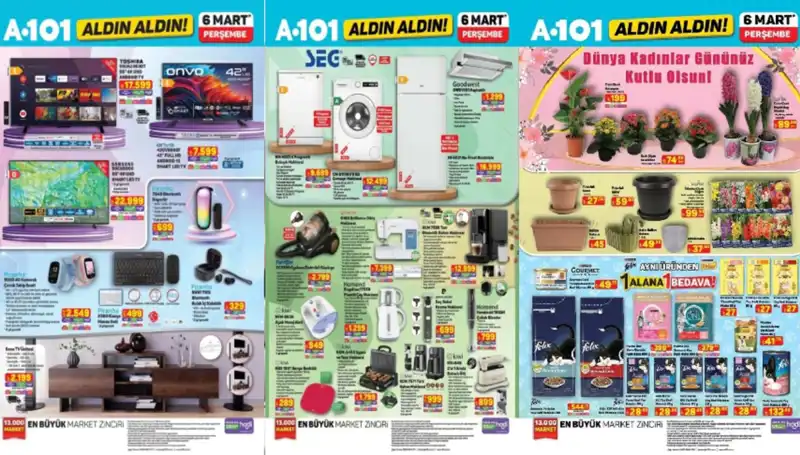 A101 6 Mart Aktüel Ürünler Kataloğu: Fırsatlarla Dolu Günü Kaçırmayın!