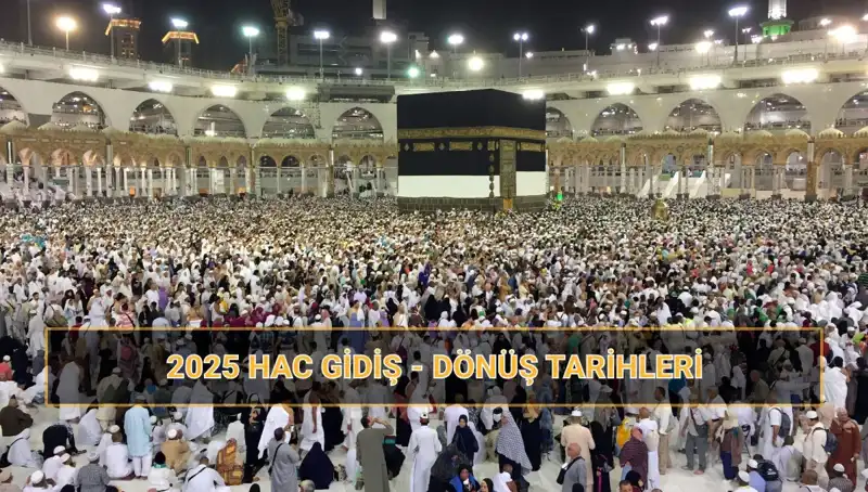 Hac 2025: Gidiş ve Dönüş Tarihleri ile Fiyatlar Açıklandı