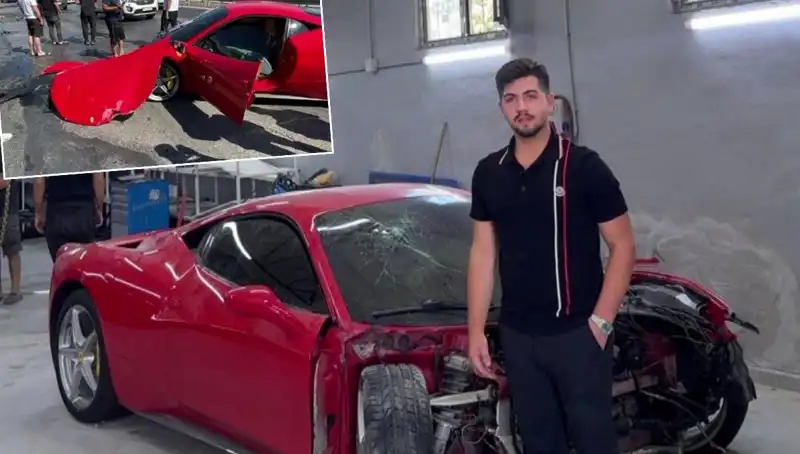 15 Milyonluk Ferrari'sini Hurdaya Çeviren Mülk Sahibi Ne Dedi?