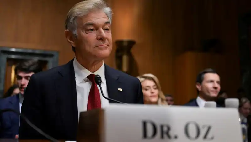 Mehmet Öz'ün Senato’da Trump Sarısı Saç İle Yer Aldığı Tarihi An!