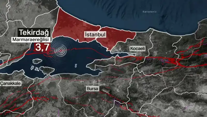 Marmara Denizi'nde Son Dakika: 3,7 Büyüklüğünde Deprem Gerçeği!